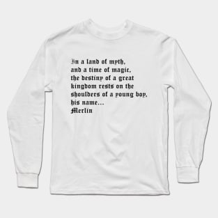 in a land of myth (full) Long Sleeve T-Shirt